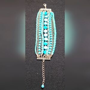 Jewels By Park Lane Turquoise Beaded Bracelet
